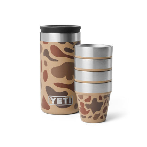 YETI SHOT GLASSES & CASE WETLANDS CAMO