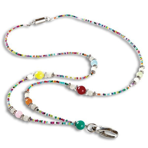Rhinestone Retractable Breakaway Lanyard - Festival