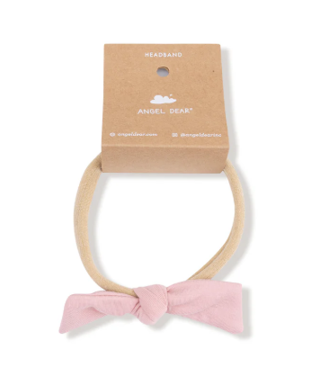 Basic - Mellow Rose - Bow with Nylon Headband O/S