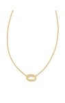 ELISA OPEN FRAME NECKLACE - GOLD