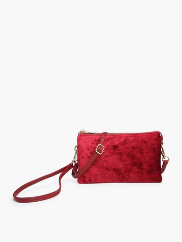 Jen & Co Velvet Crossbody