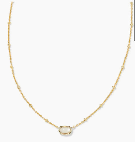 KENDRA SCOTT Mini Elisa Gold Satellite Short Pendant Necklace