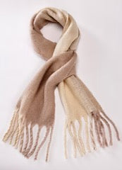 Beige Woven Scarf