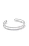 LAYNE CUFF BRACELET - SILVER