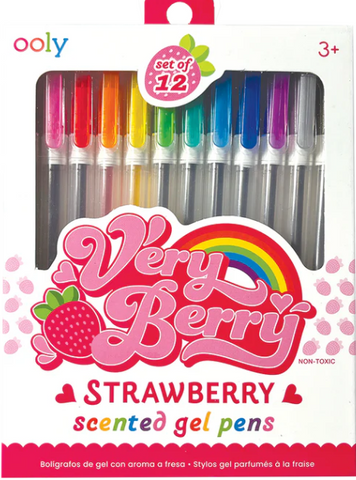 Very Berry Scented Gel Pens - Set of 12