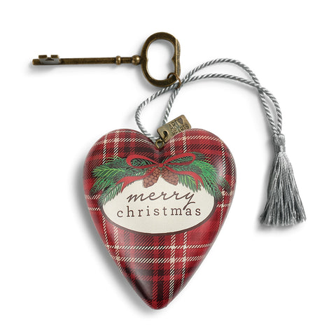 Cozy Christmas Art Heart