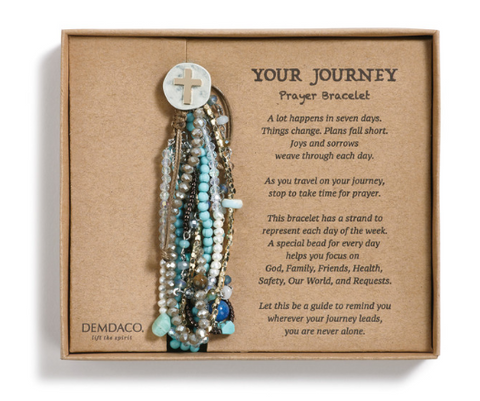 Turquoise Your Journey Prayer Bracelet