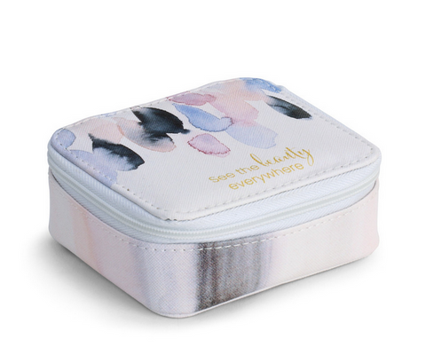 Floral Pattern Pill Box