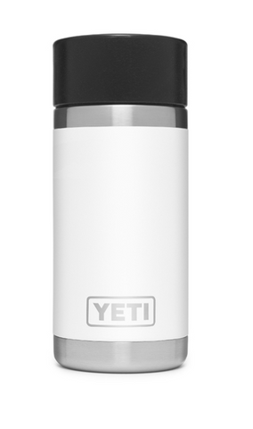 YETI White Rambler 12 oz. Bottle with HotShot Cap