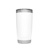YETI White Rambler 20 oz. Tumbler