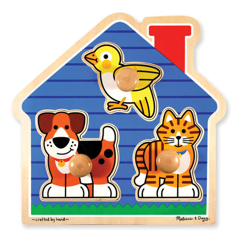 House Pets Jumbo Knob Puzzle - 3 Pieces