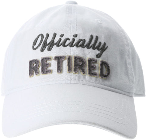 White Adjustable ball cap (Retired)