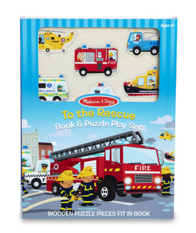 Book & Puzzle Play Set: To the Rescue