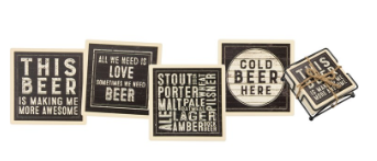 Rustic Beer - Coaster Set