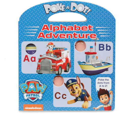 Paw Patrol Poke A Dot: Alphabet Adventure Board Book
