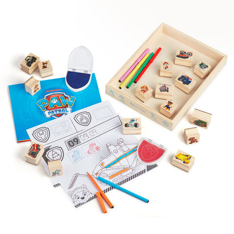 Paw Patrol Wooden Stamps Activity Set