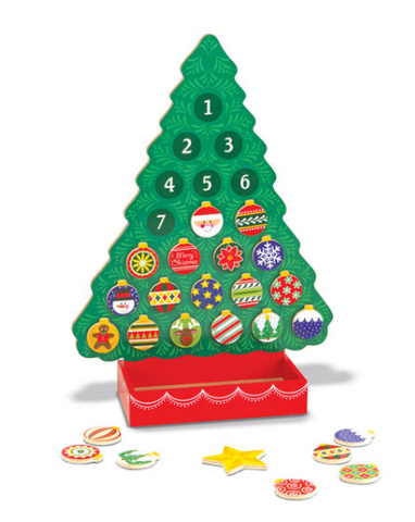 Countdown to Christmas Wooden Seasonal Calendar