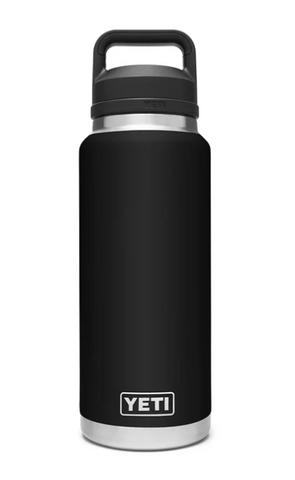 YETI® Black Rambler 36 oz. Bottle  w/Chug Cap