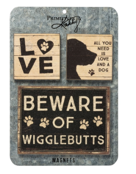 All You Need is Love and a Dog - Memo Holder Set