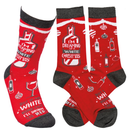 Socks - White Christmas