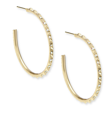 Kendra Scott Veronica Hoop Earrings in Gold