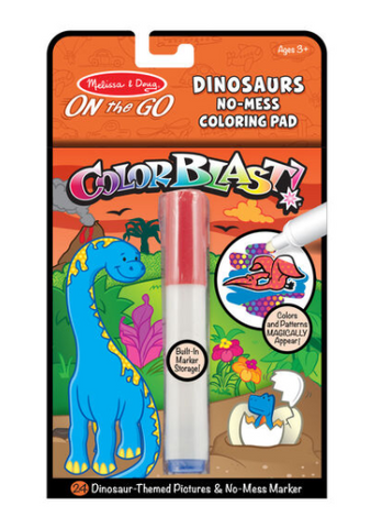 On the Go ColorBlast No-Mess Coloring Pad - Dinosaur