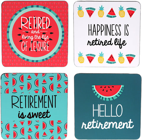 Retirement Coaster Set