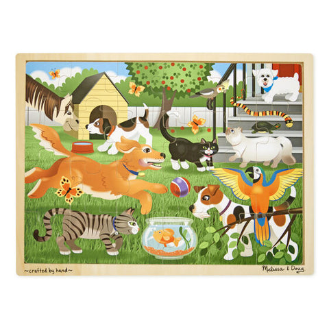 Pets Wooden Jigsaw Puzzle - 24 Pieces