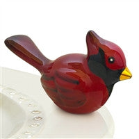 Nora Fleming Winter Songbird Mini (Cardinal)