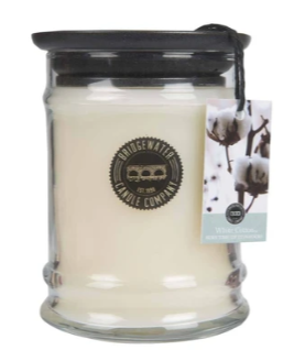 8oz Small Jar White Cotton