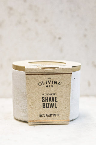Olivina Concrete Shave Bowl
