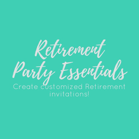 Personalized Retirement Invitation Collection