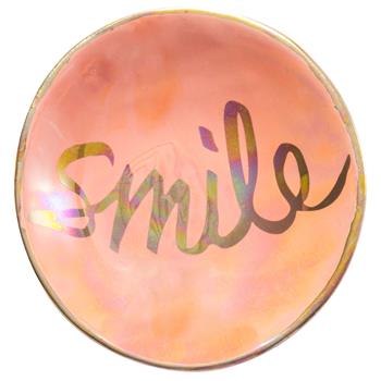 Organic Iridescent Ring Bowls Smile