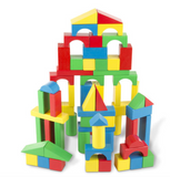 100 Piece Wood Blocks Set