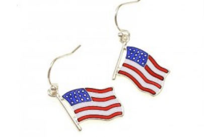 USA Flag Earrings