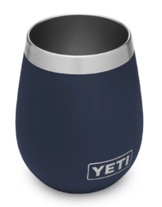 YETI Navy Rambler 10 oz Wine Tumbler