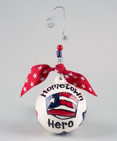 Glory Haus Hometown Hero Ceramic Ornament