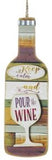 Wooden Wine Bottle With Sayings Ornaments