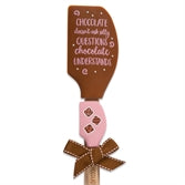 Chocolate Lover Spatula Set-CHOCOLATE DOESN'T ASK SILLY QUESTIONS IT UNDERSTANDS