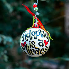 Glory Haus Adoption Ceramic Ornament