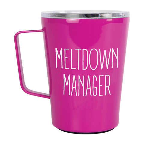 Stainless Coffee Tumbler with Handle | Meltdown Manager
