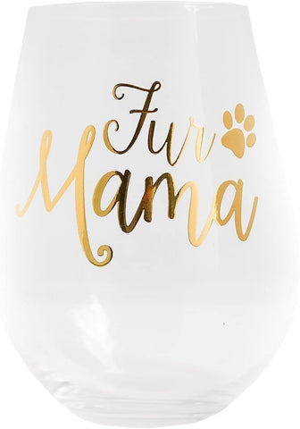 Stemless Wine Glass | Fur Mama