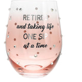 Pavilion - One Sip - Gift Boxed 18 oz Stemless Wine Glass