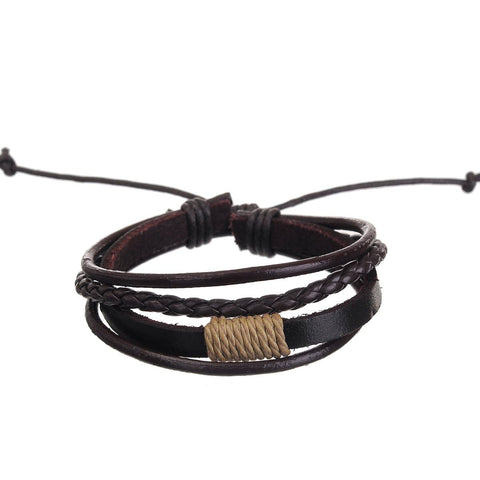 Mad Man - Bracelet - Ridgeland | Men's Woven Leather Tie Bracelet