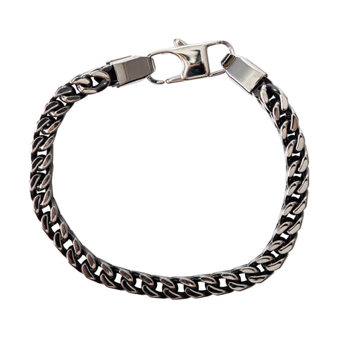 Mad Man - Stainless Link Cuff | Men's Stainless Steel Cuff Bracelet