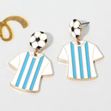 Sensibling Corp. - FIFA World Cup Soccer Jersey Drop Earrings
