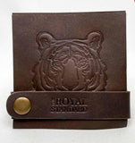 Tiger Leather Embossed Coasters (set of 4)