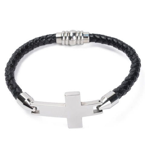 Mad Man - Faith Leather Bracelet