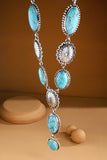 Urbanista - Western Concho Turquoise Necklace