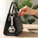 Sensibling Corp. - Bling Studded Soccer Ball Bag Charm Keychain